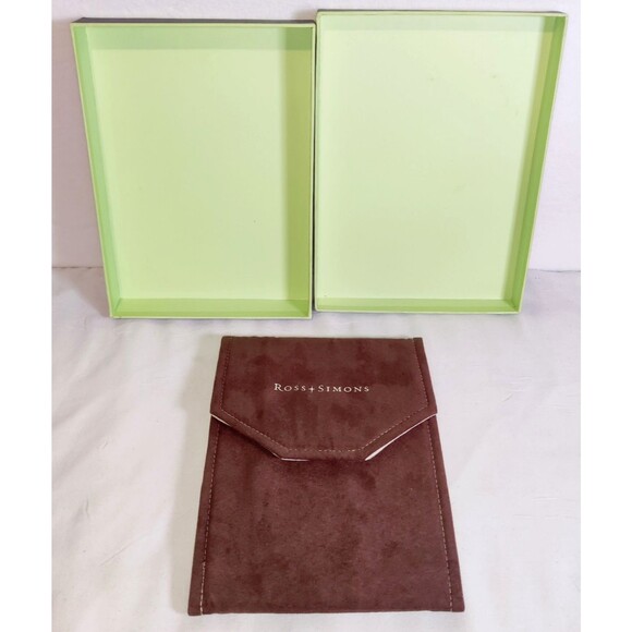 ROSS SIMONS Vintage Necklace Jewelry Case and Box for Sale Pre Owned - Picture 4 of 16